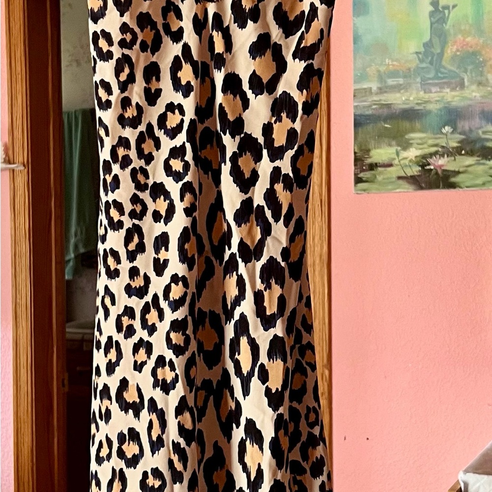 Victoria's Secret Leopard Print lightweight lingerie nightgown